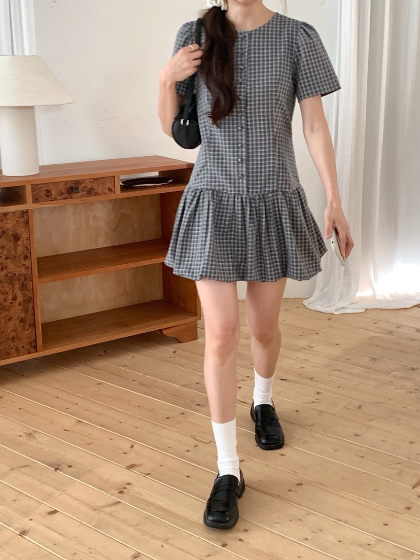 RE:OPENING韓國直郵女士新款熱賣26夏季推薦休閑職業連衣裙RE:OPENING連衣裙