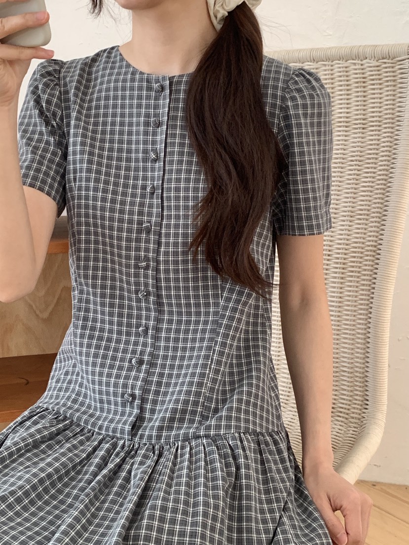 RE:OPENING韓國直郵女士新款熱賣26夏季推薦休閑職業連衣裙RE:OPENING連衣裙