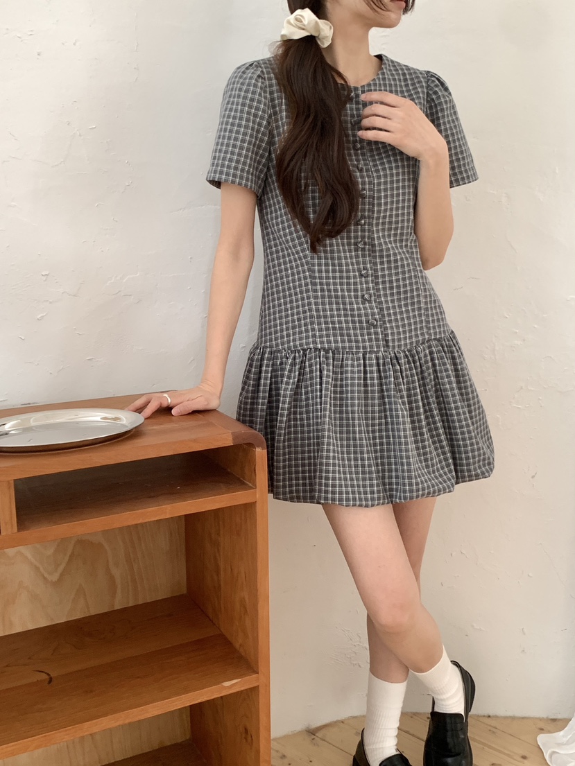 RE:OPENING韓國直郵女士新款熱賣26夏季推薦休閑職業連衣裙RE:OPENING連衣裙