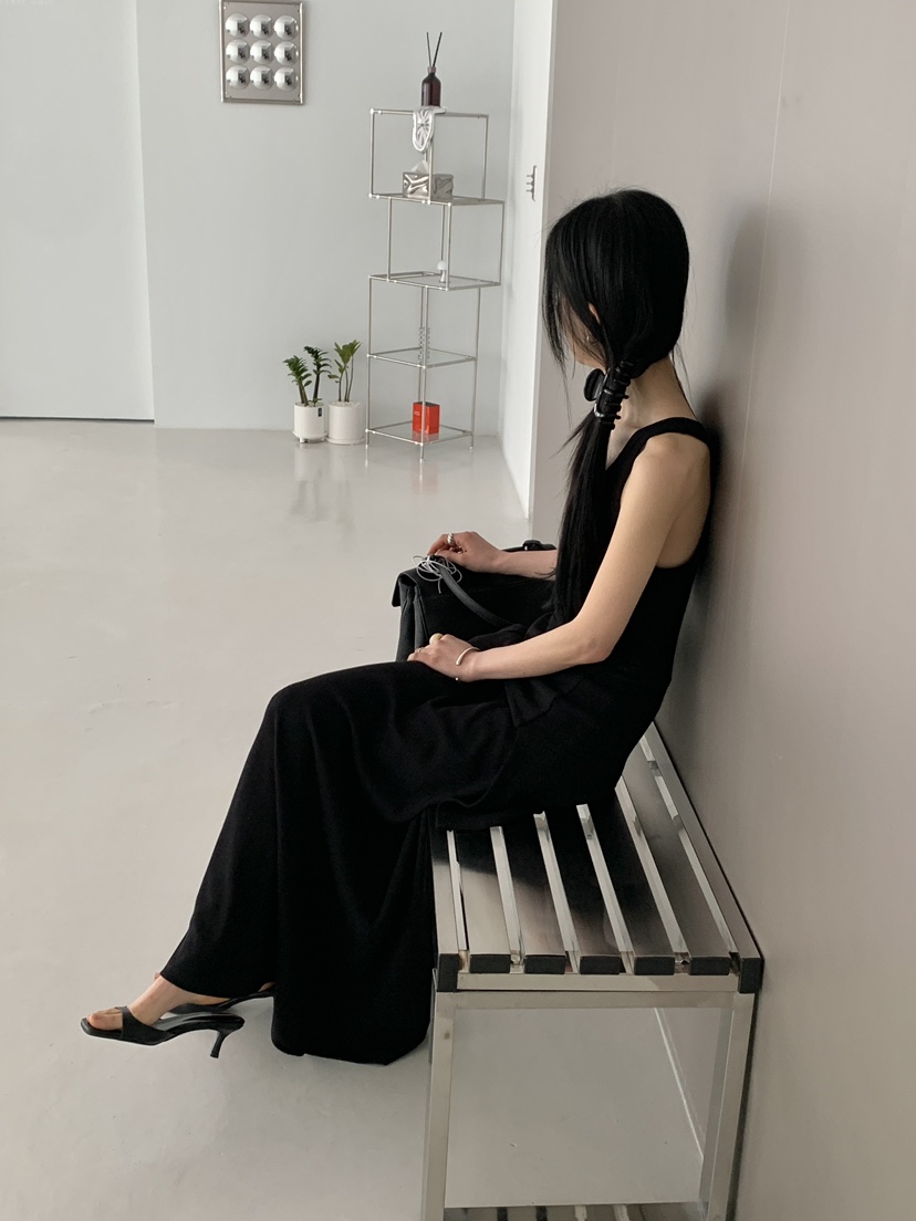 MOVENNE韓國東大門直郵女士新款熱賣時尚職業推薦連衣裙系帶MOVENNE連衣裙