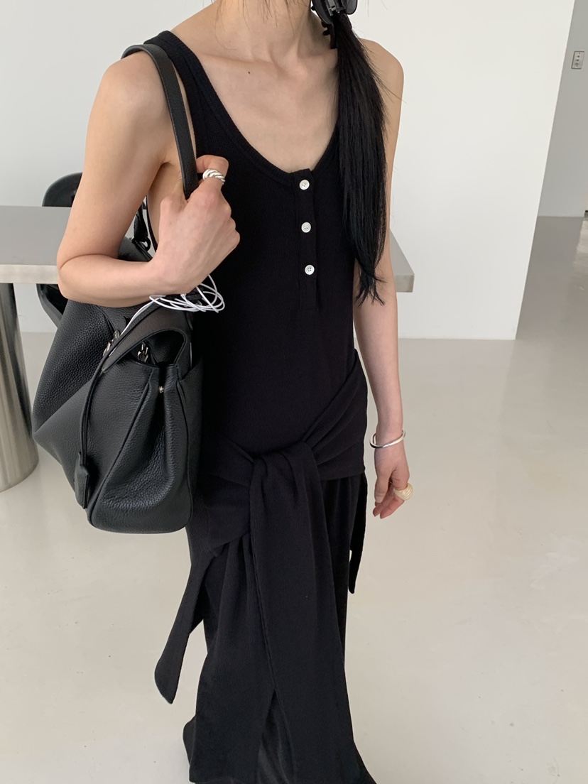 MOVENNE韓國東大門直郵女士新款熱賣時尚職業推薦連衣裙系帶MOVENNE連衣裙