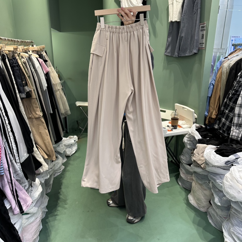 ROMANTIC NEWYORK韓國直郵女士新品人氣推薦時尚休閑褲口袋ROMANTIC NEWYORK休閑褲
