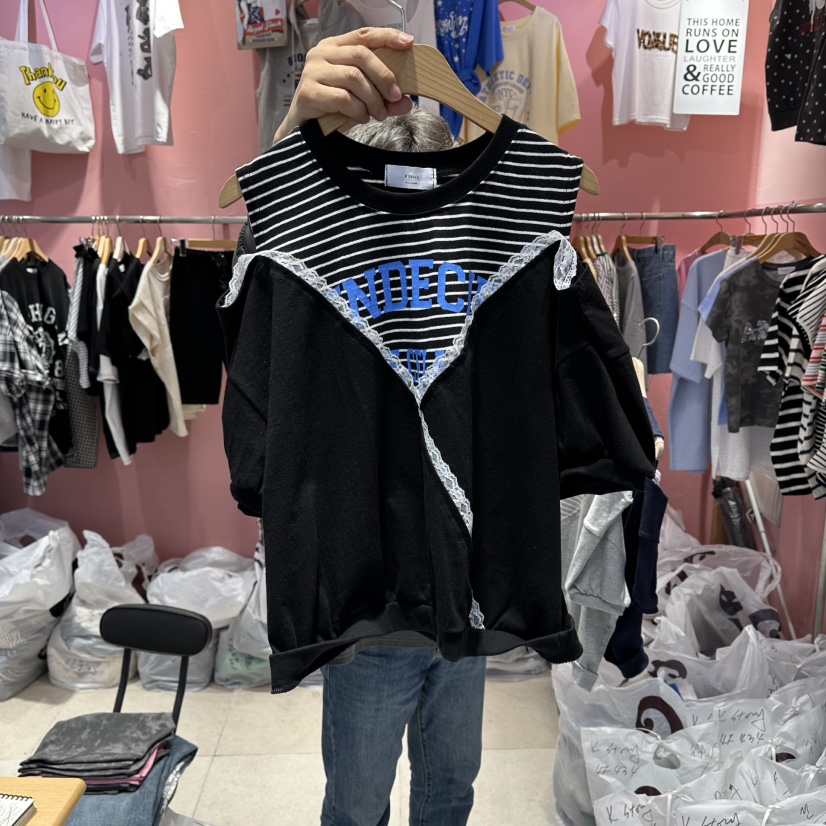 K STORY韓國代購女裝新品熱賣人氣職業時尚休閑推薦26夏季T恤K STORYT恤圖色3