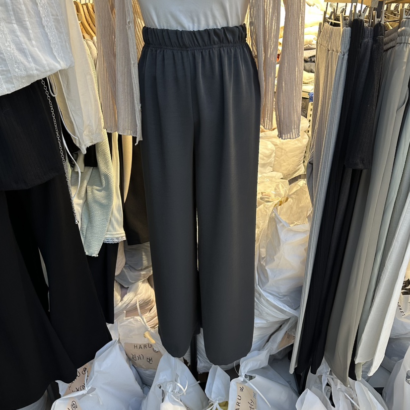HARU-Q韓國直郵女士新品26夏季休閑熱賣人氣時尚推薦休閑褲HARU-Q休閑褲圖色3墨色