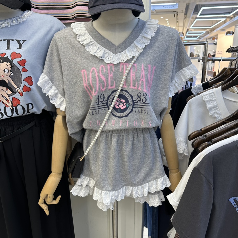 BORA BORA韓國東大門代購女士新品休閑熱賣26春夏26夏季T恤BORA BORAT恤圖色2
