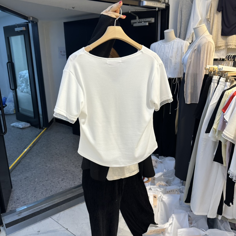 HARU-Q韓國直郵女裝新品26春夏人氣推薦休閑時尚職業T恤HARU-QT恤