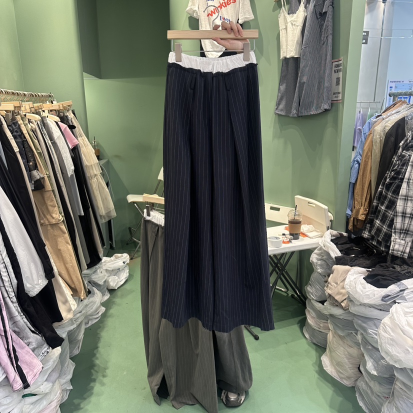 ROMANTIC NEWYORK東大門實拍韓國女裝新品職業26春夏休閑褲ROMANTIC NEWYORK休閑褲圖色3黑色