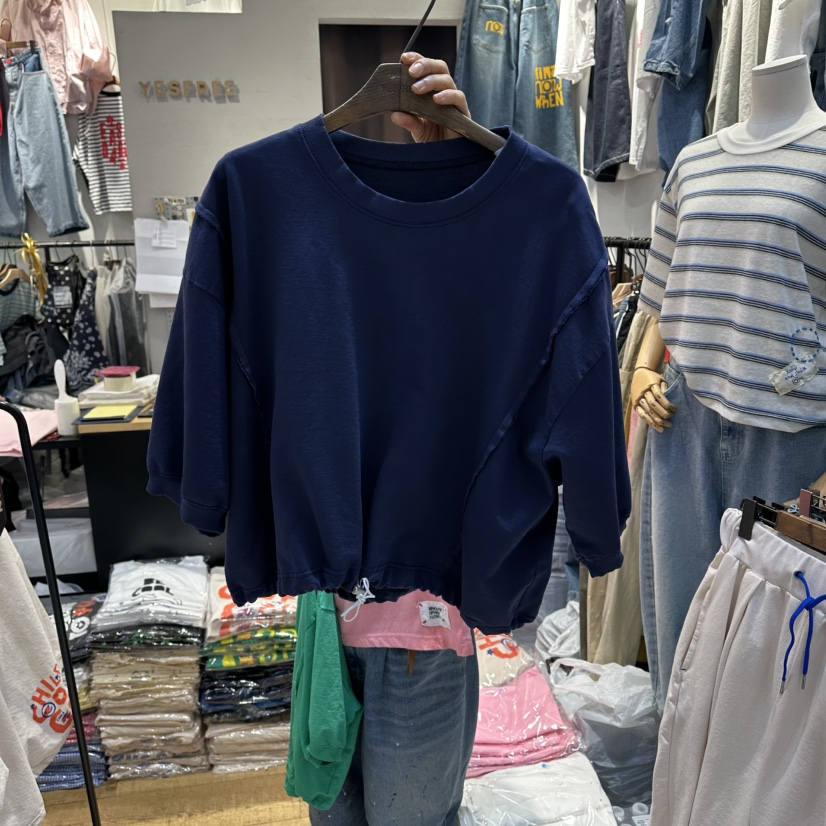 YESFREE韓國直郵女士新款熱賣時尚推薦26夏季26春夏休閑T恤YESFREET恤圖色3