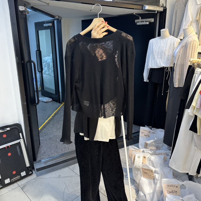 HARU-Q韓國直郵實拍女士新款26春夏人氣職業套裝套裝亞麻HARU-Q套裝
