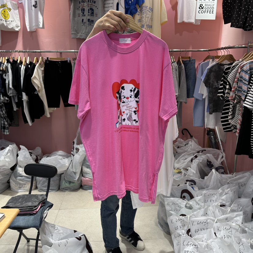 K STORY韓國代購女裝新品時尚職業熱賣推薦休閑26春夏T恤K STORYT恤圖色3
