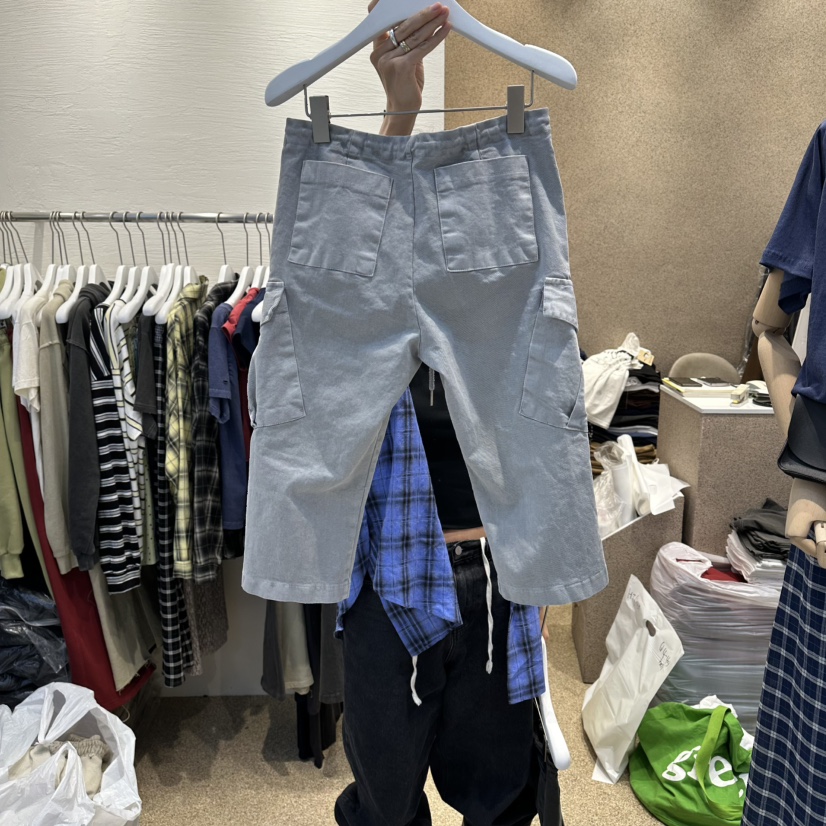 HEIL韓國東大門代購女裝新品時尚人氣職業休閑褲七分褲豬皮HEIL休閑褲