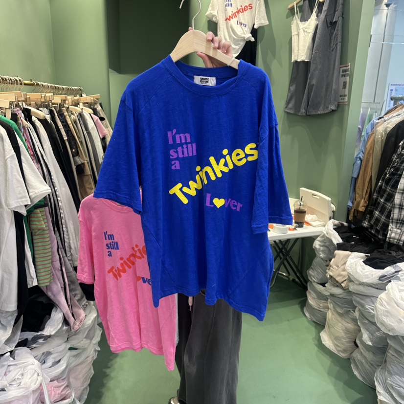 ROMANTIC NEWYORK韓國東大門代購女裝新品熱賣26夏季T恤ROMANTIC NEWYORKT恤圖色3