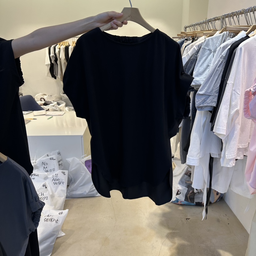 EYEFUL-Q韓國代購女裝新款26春夏26夏季人氣休閑T恤條紋eyefulT恤圖色4