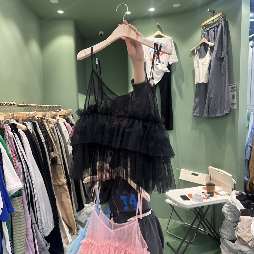 ROMANTIC NEWYORK韓國東大門代購女士新款時尚26春夏吊帶背心ROMANTIC NEWYORK吊帶/背心圖色3