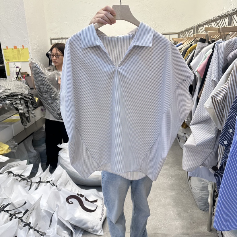 DA YLOG韓國直郵女裝新品時尚26春夏休閑職業襯衫蕾絲衫DA YLOG襯衫/蕾絲衫圖色1