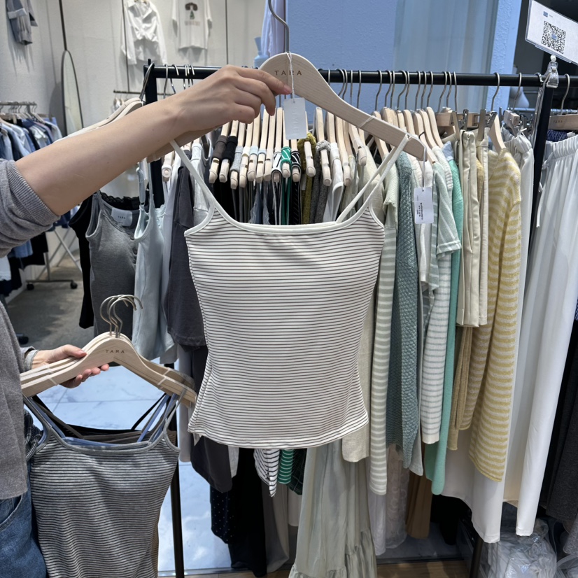 TARA韓國直郵實拍女士新品26春夏推薦職業休閑熱賣吊帶背心TARA吊帶/背心圖色1