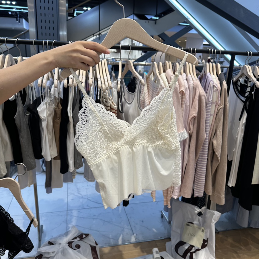 TARA韓國東大門直郵女裝新款熱賣26春夏職業吊帶背心蕾絲TARA吊帶/背心