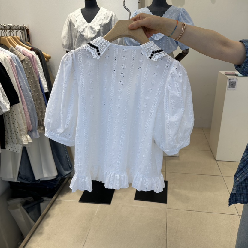 2nd B-S東大門實拍韓國女裝新款時尚熱賣職業襯衫蕾絲衫2nd B-S襯衫/蕾絲衫