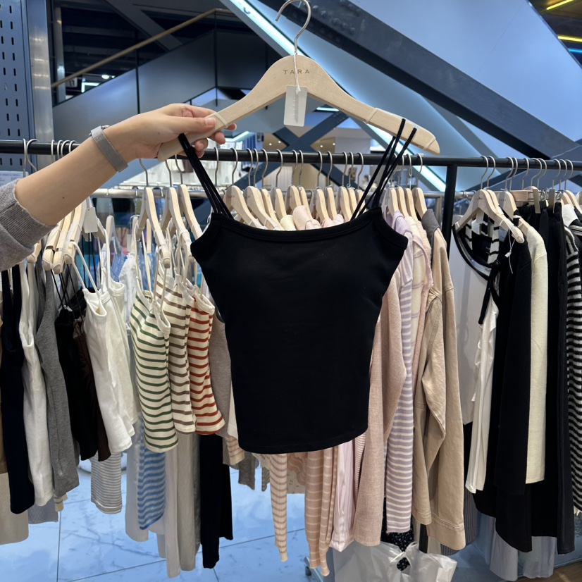 TARA韓國直郵實拍女士新品26春夏時尚推薦休閑26夏季吊帶背心TARA吊帶/背心圖色2