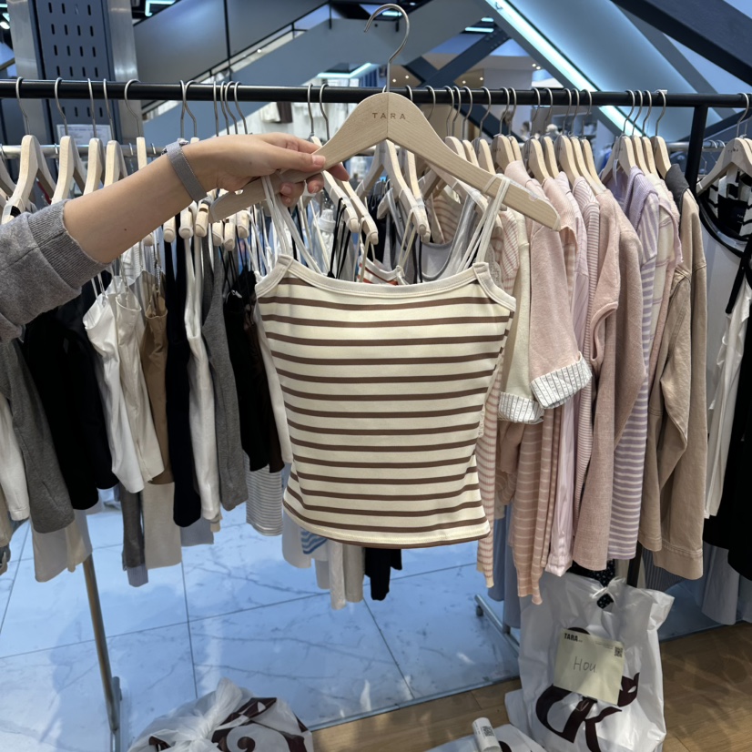 TARA韓國直郵實拍女士新品26春夏時尚推薦休閑26夏季吊帶背心TARA吊帶/背心圖色3