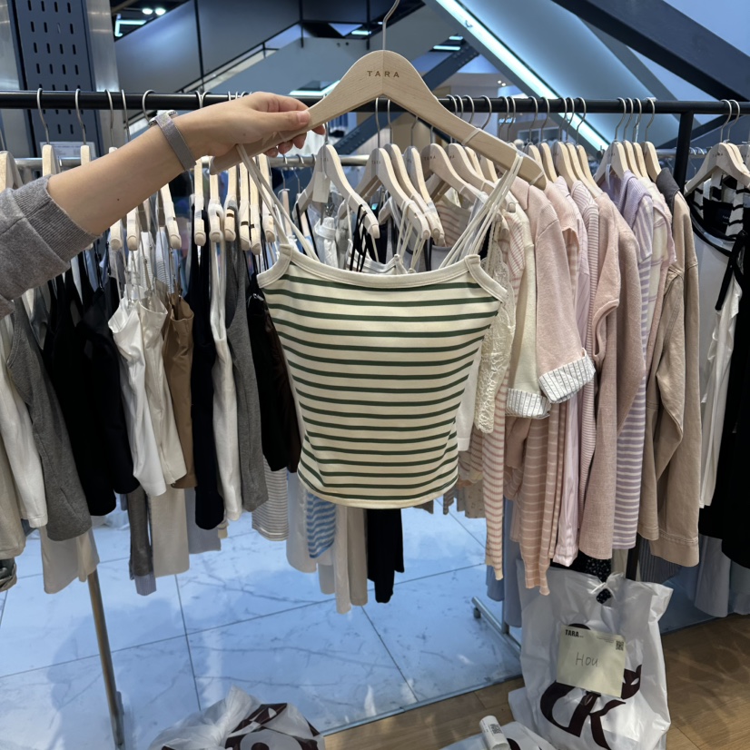 TARA韓國直郵實拍女士新品26春夏時尚推薦休閑26夏季吊帶背心TARA吊帶/背心圖色5