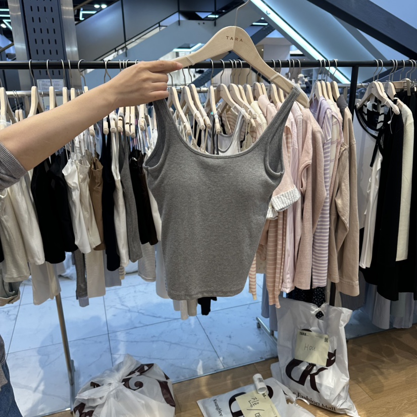 TARA韓國東大門代購女裝新品人氣熱賣時尚推薦休閑吊帶背心TARA吊帶/背心圖色4
