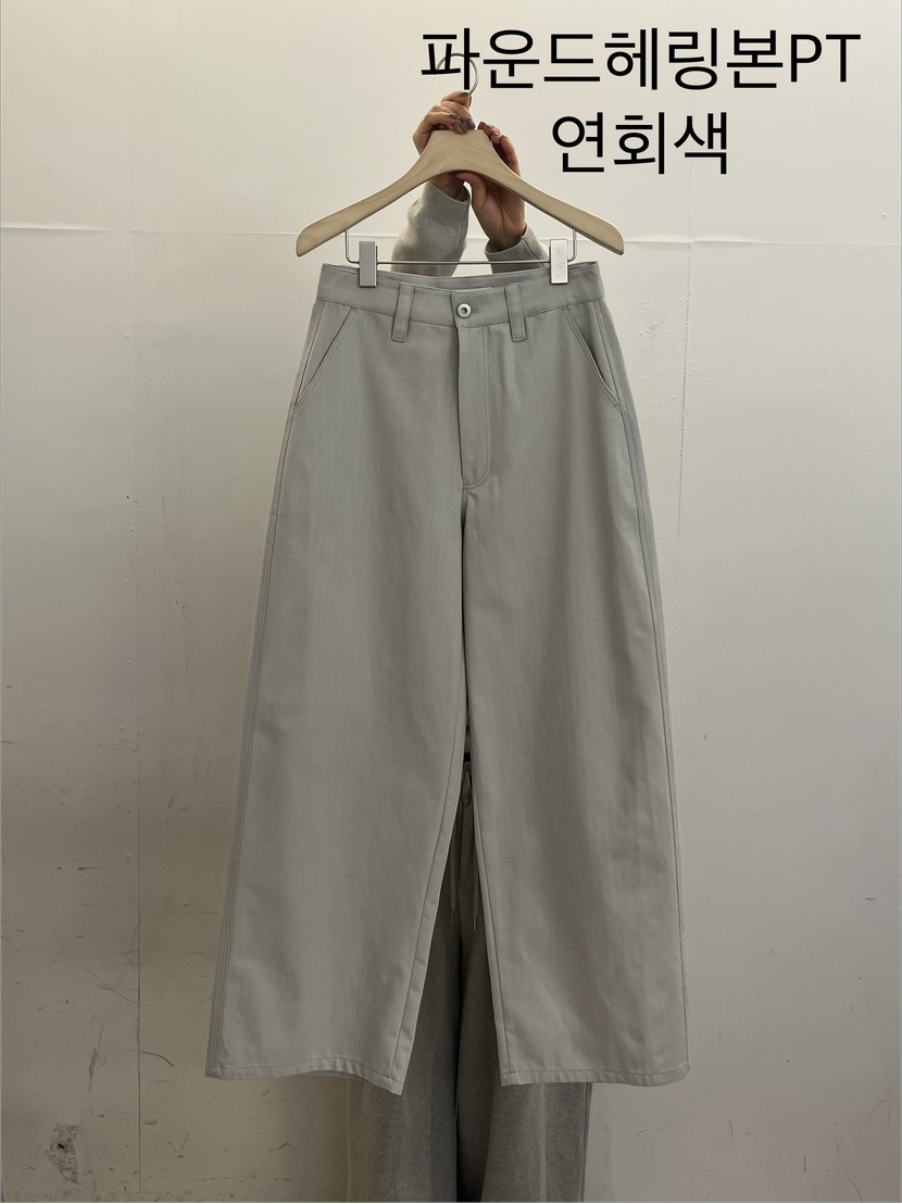 TAUPE韓國東大門代購女裝新品職業時尚26夏季休閑褲人字紋TAUPE休閑褲圖色1
