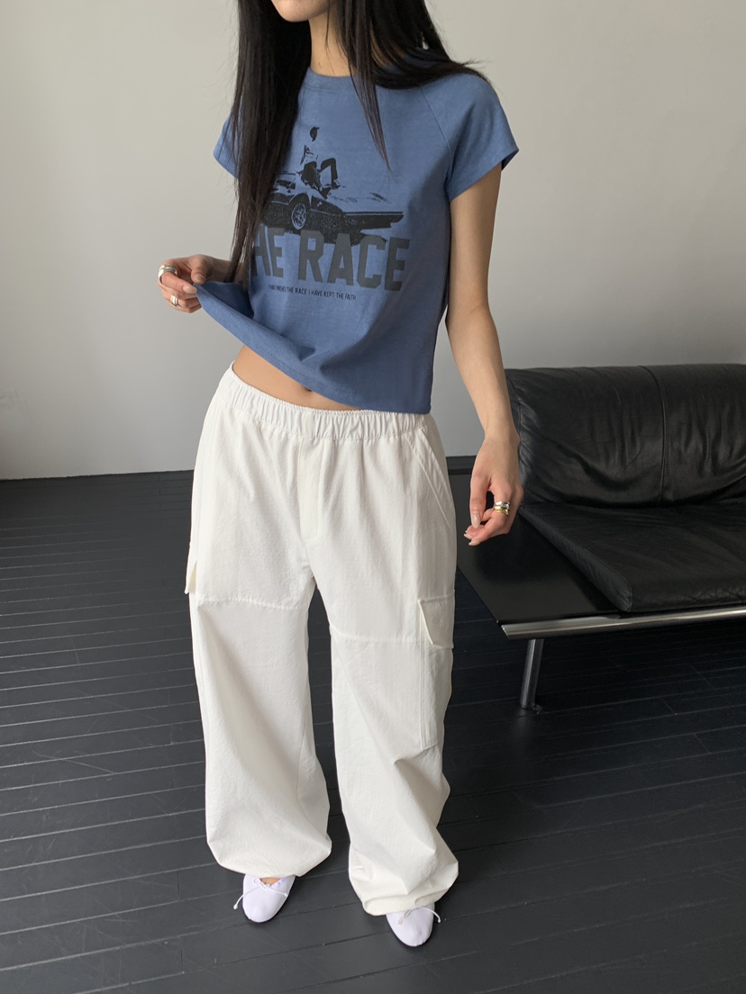STAGE東大門實拍韓國女裝新品休閑26春夏推薦26夏季休閑褲STAGE休閑褲