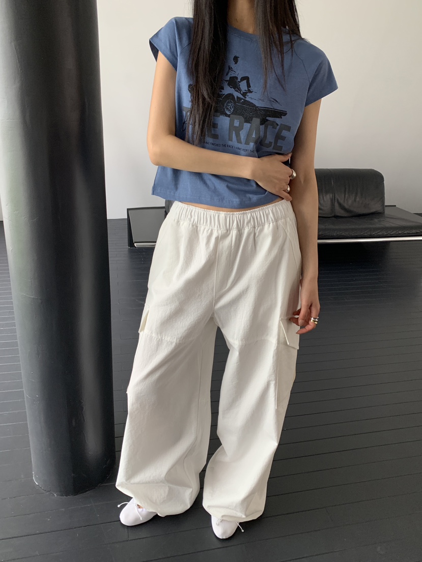 STAGE東大門實拍韓國女裝新品休閑26春夏推薦26夏季休閑褲STAGE休閑褲