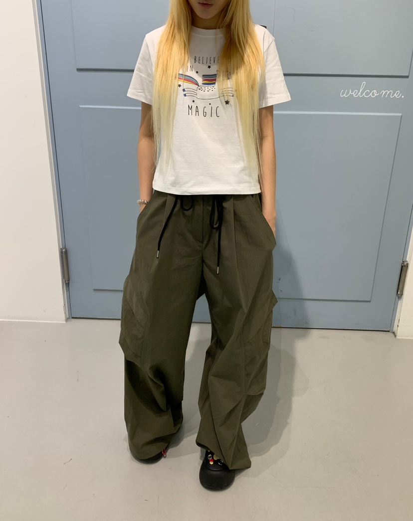 ZITTEN韓國東大門直郵女裝新品時尚熱賣推薦休閑休閑褲圓領ZITTEN休閑褲