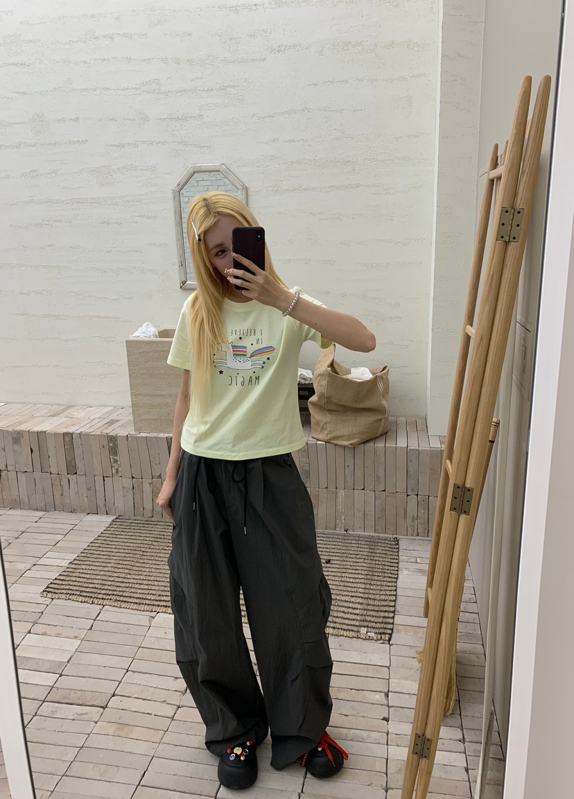 ZITTEN韓國東大門直郵女裝新品時尚熱賣推薦休閑休閑褲圓領ZITTEN休閑褲