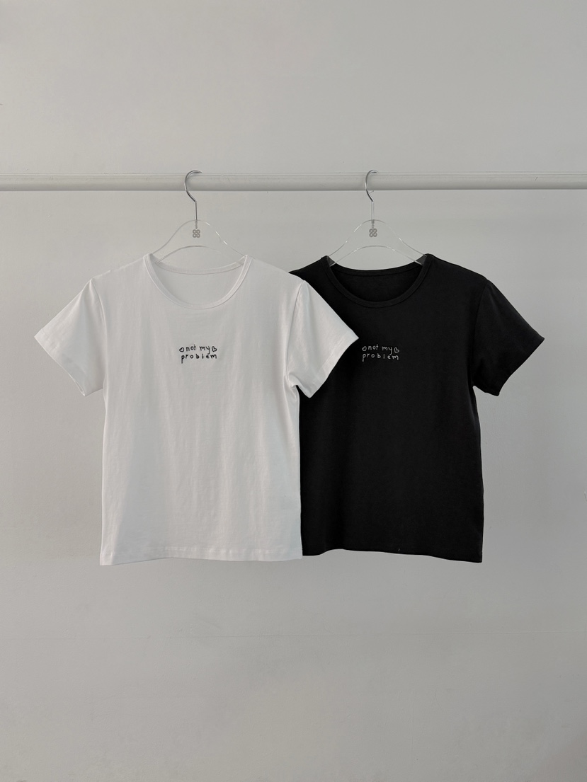 MORAN/MOSCO/SUGAR CASE韓國直郵實拍女裝新品26春夏T恤MORAN/MOSCO/SUGAR CASET恤圖色2左二色