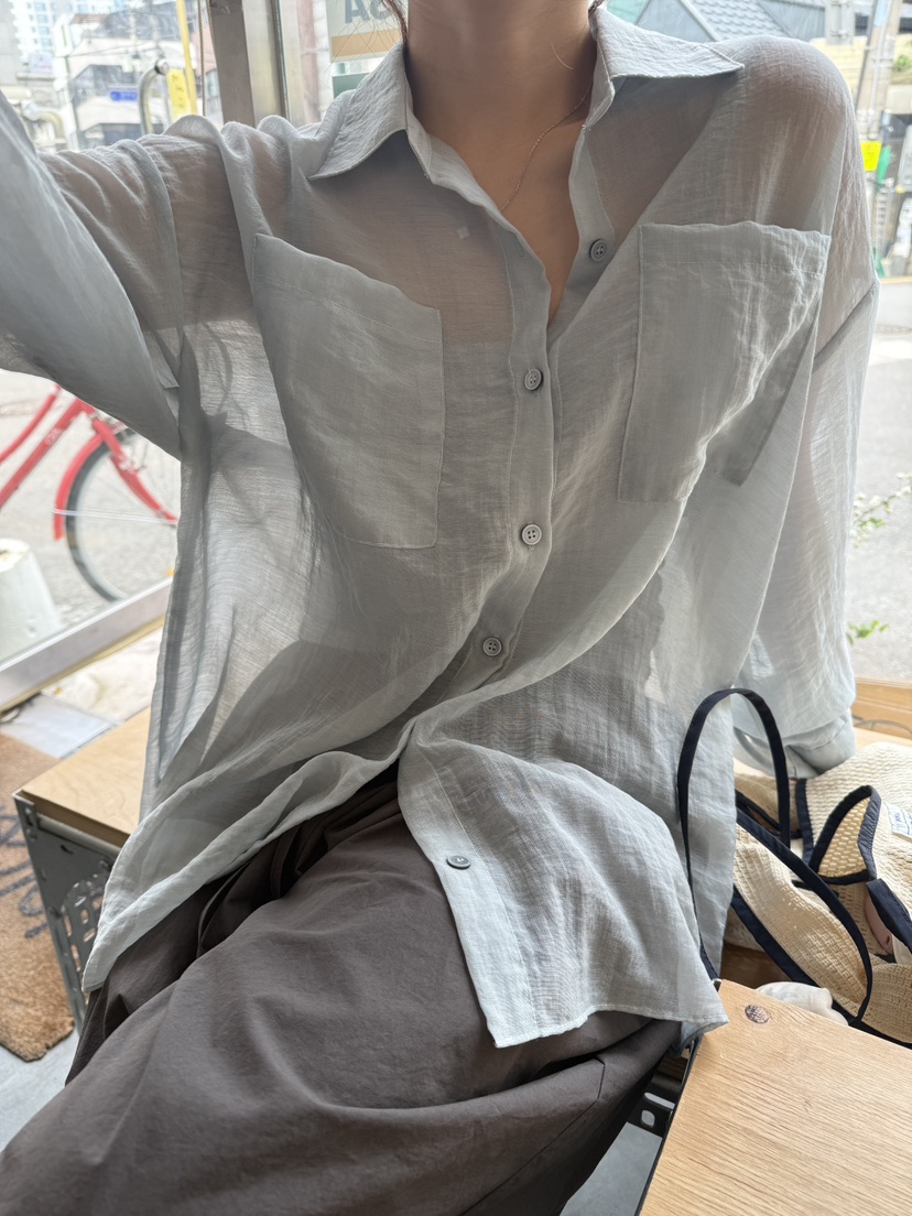 LEMATIN東大門實拍韓國女裝新款26春夏26夏季時尚襯衫蕾絲衫LEMATIN襯衫/蕾絲衫