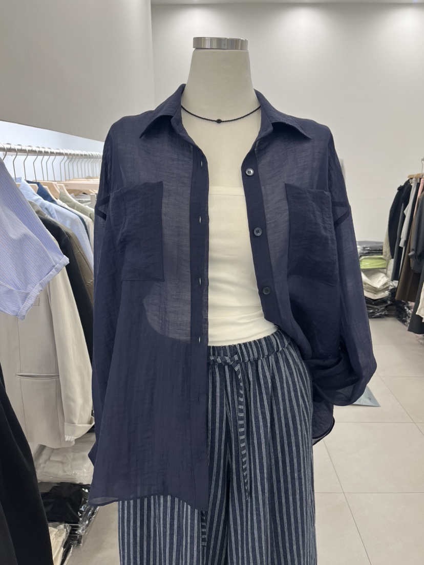 LEMATIN東大門實拍韓國女裝新款26春夏26夏季時尚襯衫蕾絲衫LEMATIN襯衫/蕾絲衫圖色1