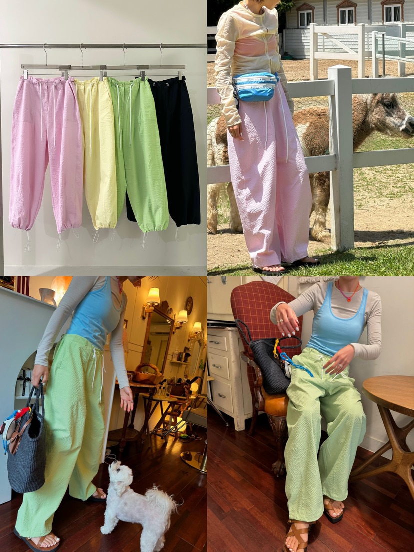 SEARE/PRETZEL韓國直郵實拍女士新品職業人氣26春夏休閑褲SEARE/PRETZEL休閑褲