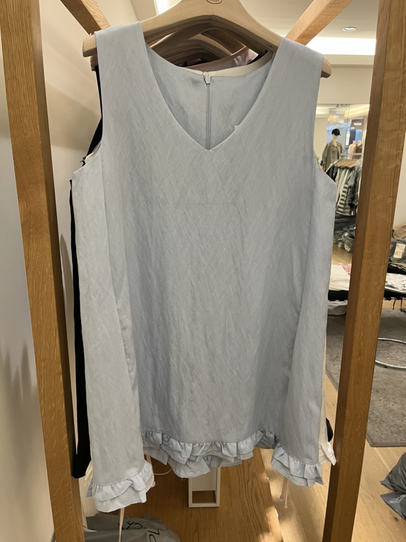 TIZZI韓國直郵女裝新款職業26夏季熱賣推薦26春夏休閑連衣裙TIZZI連衣裙圖色3