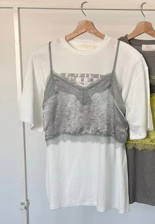 GGAEBI韓國東大門代購女裝新品26春夏吊帶背心不含內搭緞面GGAEBI吊帶/背心圖色3