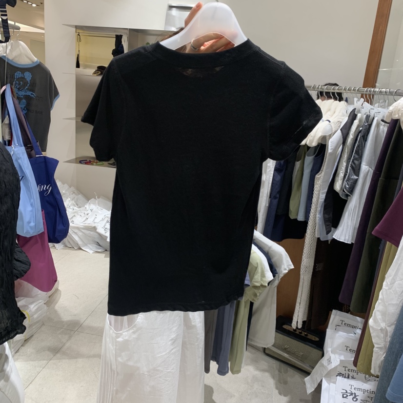 TEMPTING韓國直郵實拍女裝新品熱賣職業人氣休閑26春夏T恤TEMPTINGT恤