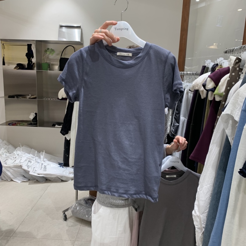 TEMPTING韓國直郵實拍女裝新品熱賣職業人氣休閑26春夏T恤TEMPTINGT恤圖色6