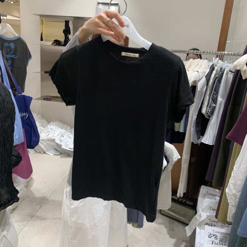 TEMPTING韓國直郵實拍女裝新品熱賣職業人氣休閑26春夏T恤TEMPTINGT恤圖色8