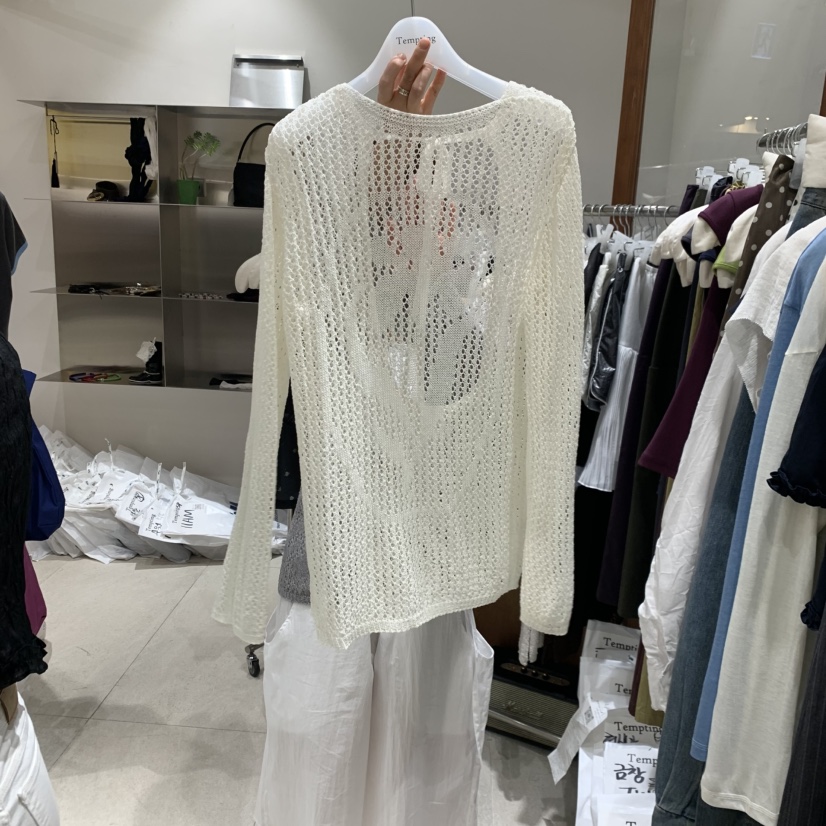 TEMPTING韓國直郵女裝新款時尚26春夏26夏季針織衫不含內搭TEMPTING針織衫