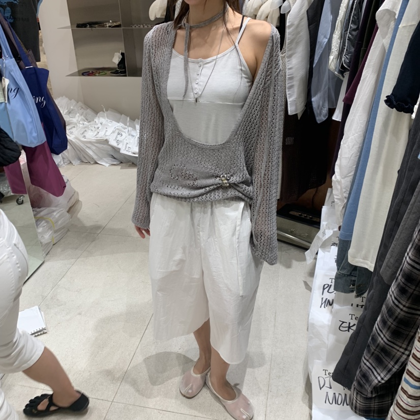 TEMPTING韓國直郵女裝新款時尚26春夏26夏季針織衫不含內搭TEMPTING針織衫