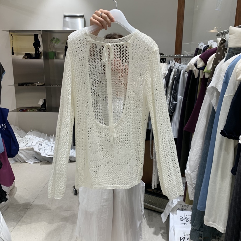 TEMPTING韓國直郵女裝新款時尚26春夏26夏季針織衫不含內搭TEMPTING針織衫圖色1