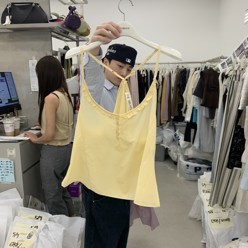 BREATHE韓國代購女裝新品熱賣人氣休閑時尚26春夏吊帶背心BREATHE吊帶/背心圖色3
