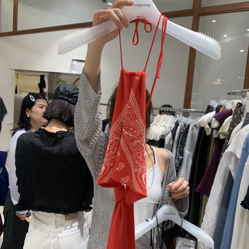 TEMPTING韓國直郵女士新品26夏季時尚人氣熱賣職業吊帶背心TEMPTING吊帶/背心圖色2