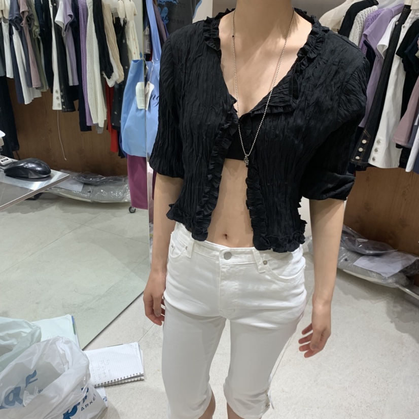 TEMPTING韓國直郵女裝新款人氣推薦休閑熱賣襯衫蕾絲衫開衫TEMPTING襯衫/蕾絲衫