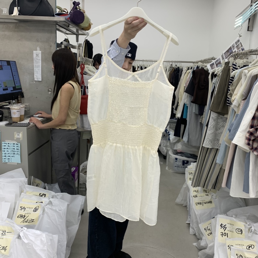 BREATHE韓國東大門代購女裝新款人氣熱賣26春夏職業連衣裙BREATHE連衣裙