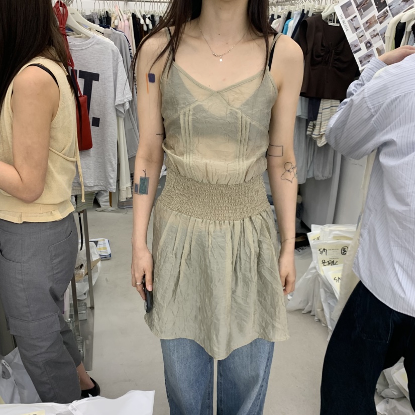 BREATHE韓國東大門代購女裝新款人氣熱賣26春夏職業連衣裙BREATHE連衣裙圖色1