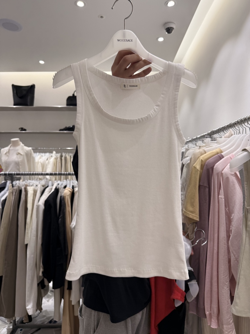 WOOD SAGE韓國代購女士新款時尚休閑熱賣推薦26春夏吊帶背心WOOD SAGE吊帶/背心圖色3