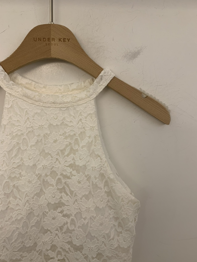 UNDER KEY韓國代購女裝新品推薦時尚熱賣休閑吊帶背心蕾絲UNDER KEY吊帶/背心